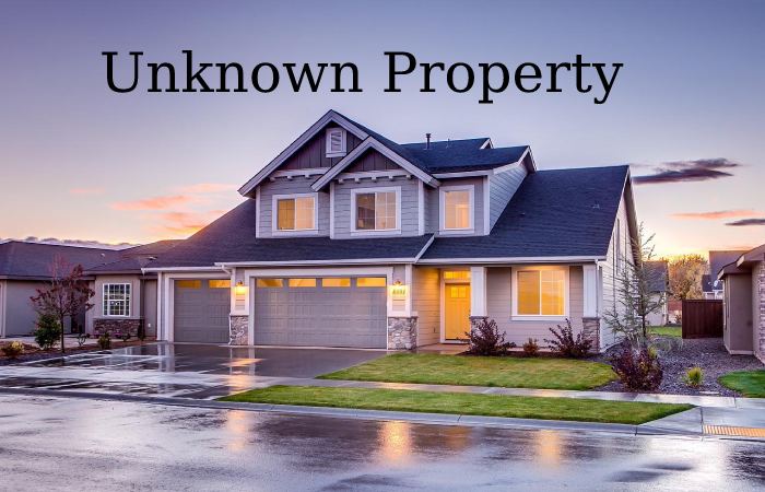 unknown property