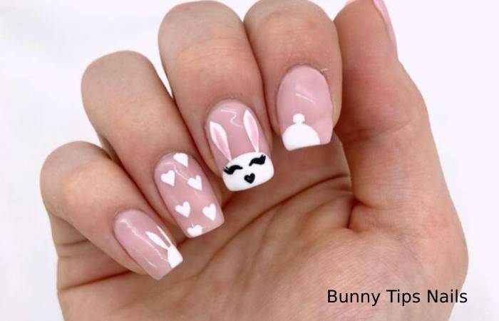 Bunny Tips Nails