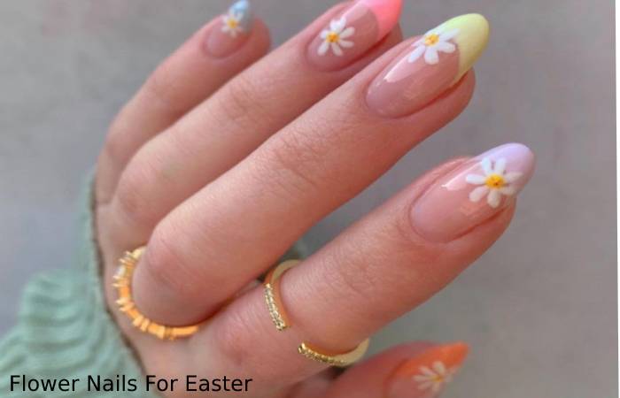 Flower Nails For Easter
