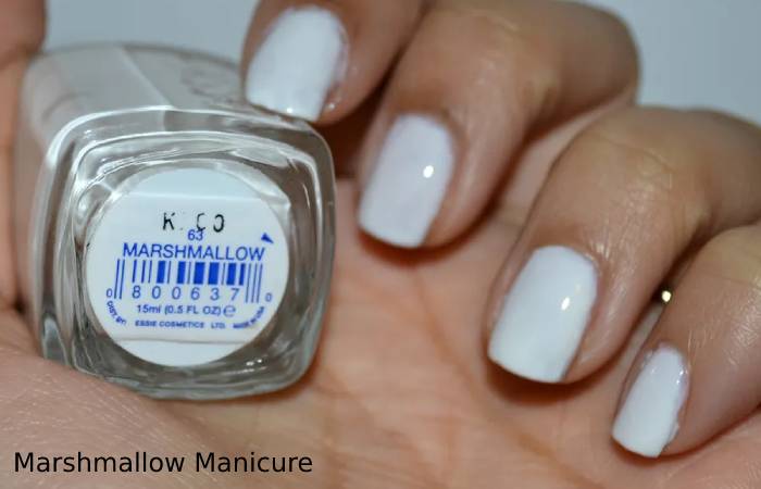 Marshmallow Manicure