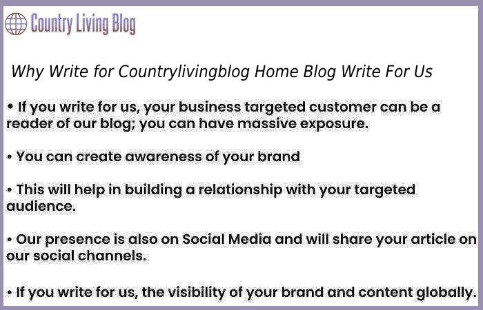 home blog write for us