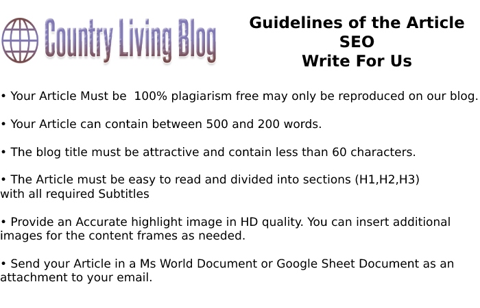 Guidelines of the Article SEO Write For Us