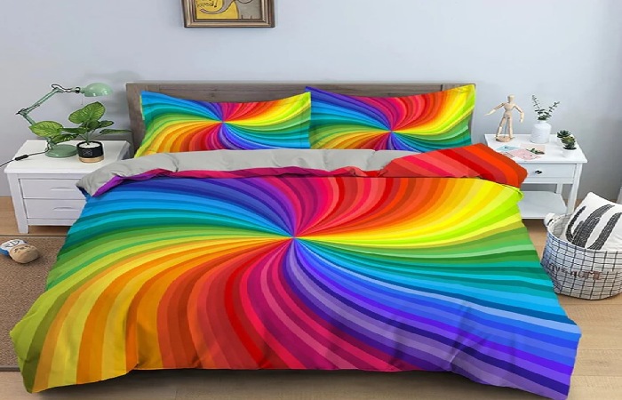 9. Abstract 3D Bedding Set
