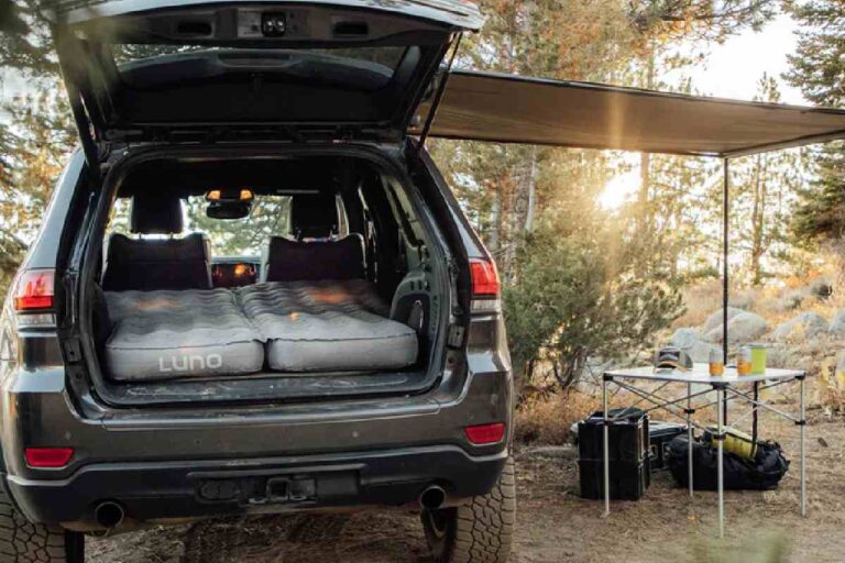 Country car camping