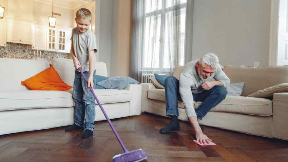 Home Cleaning Process Kids-Friendly