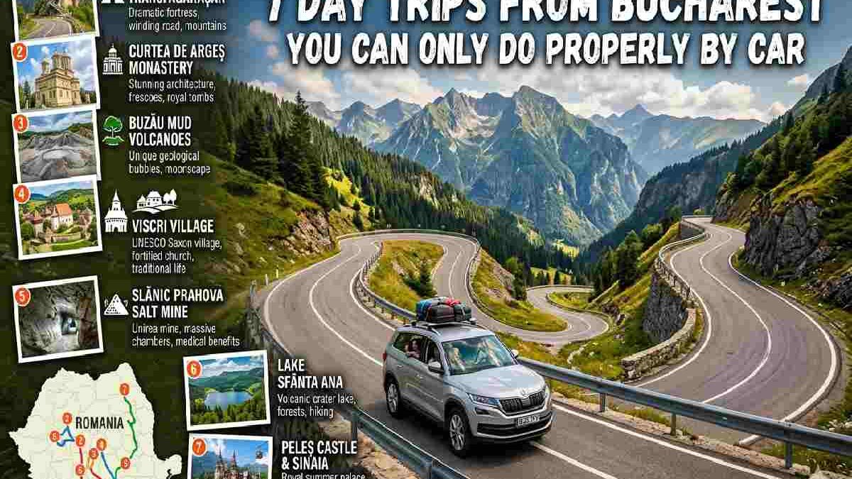 7 Day Trips from Bucharest You Can Only Do Properly by Car
